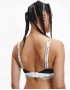 Γυναικείο Μπουστάκι για μεγάλο στήθος Calvin Klein  000QF7060E-UB1 Light Lined Bralette FULL CUP, ΜΑΥΡΟ